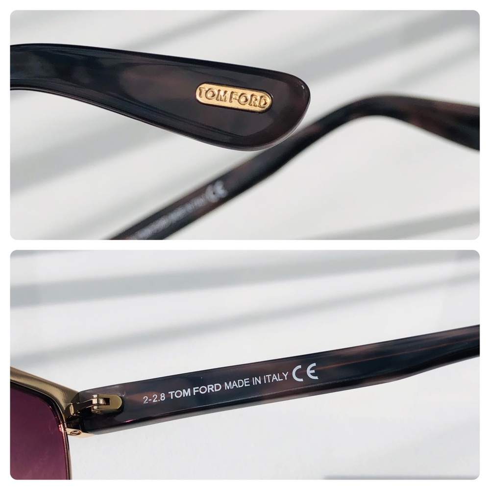 New Tom Ford Stephanie-02 Aviator Sunglasses - Picture 7 of 16